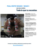Combo de lavagem a seco para motos