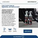Combo de lavagem a seco para motos